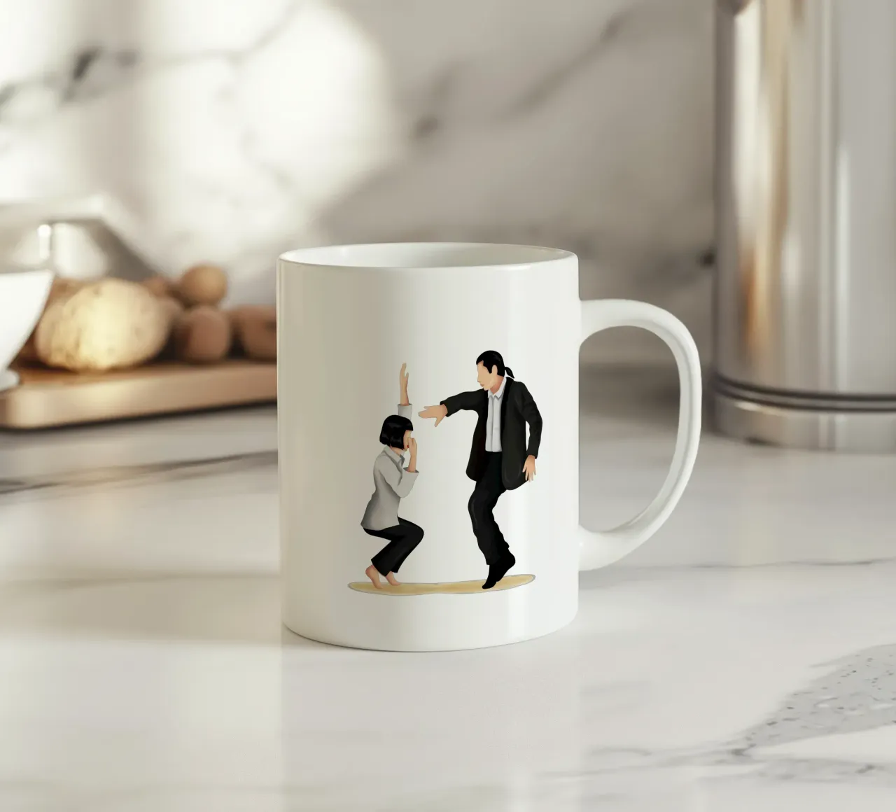 Pulp Fiction tazza in ceramica da Nour Tohme