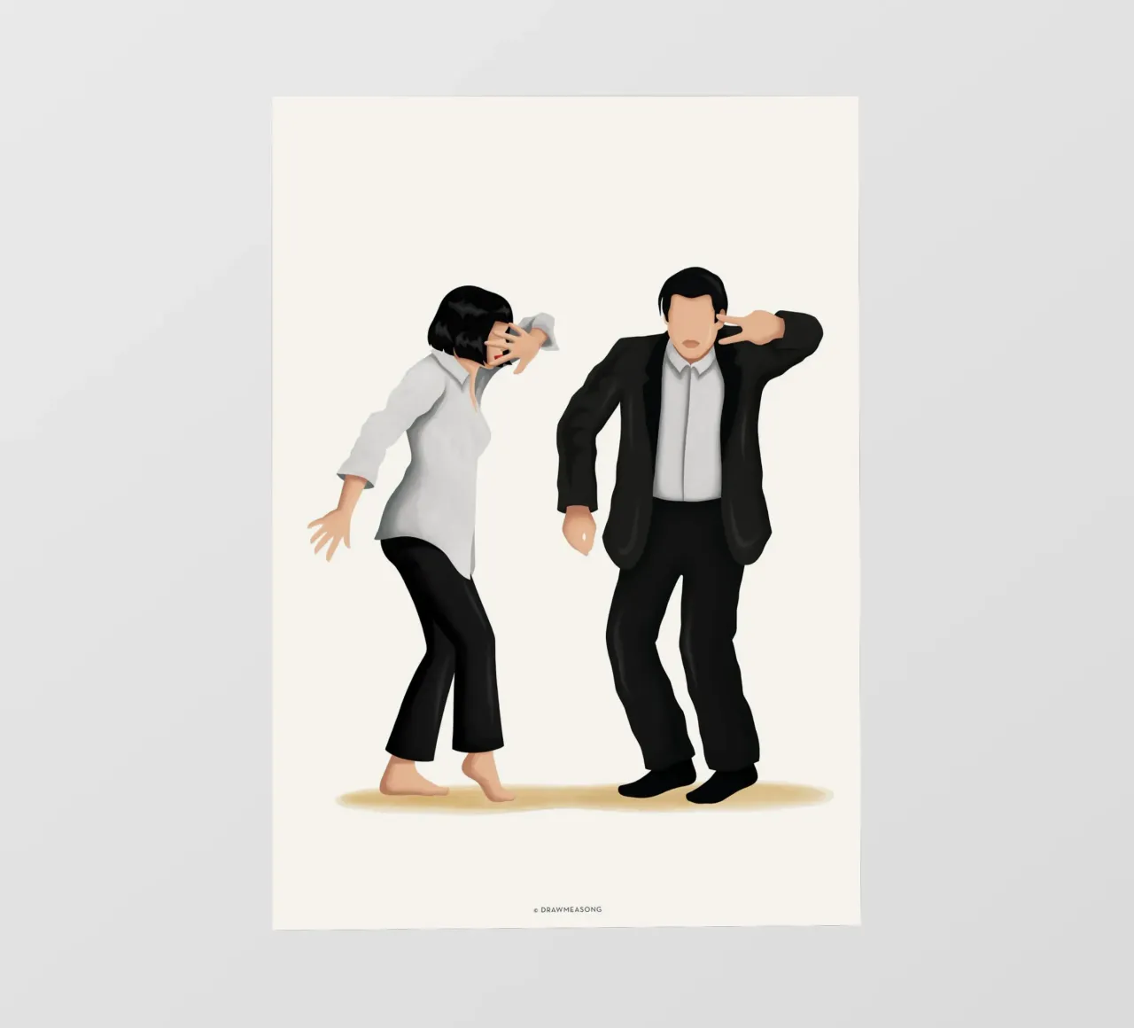 Pulp Fiction telo in pvc da Nour Tohme