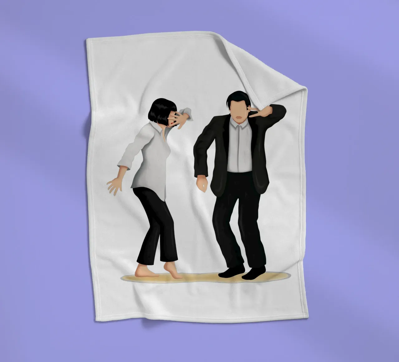 Pulp Fiction coperta in pile da Nour Tohme