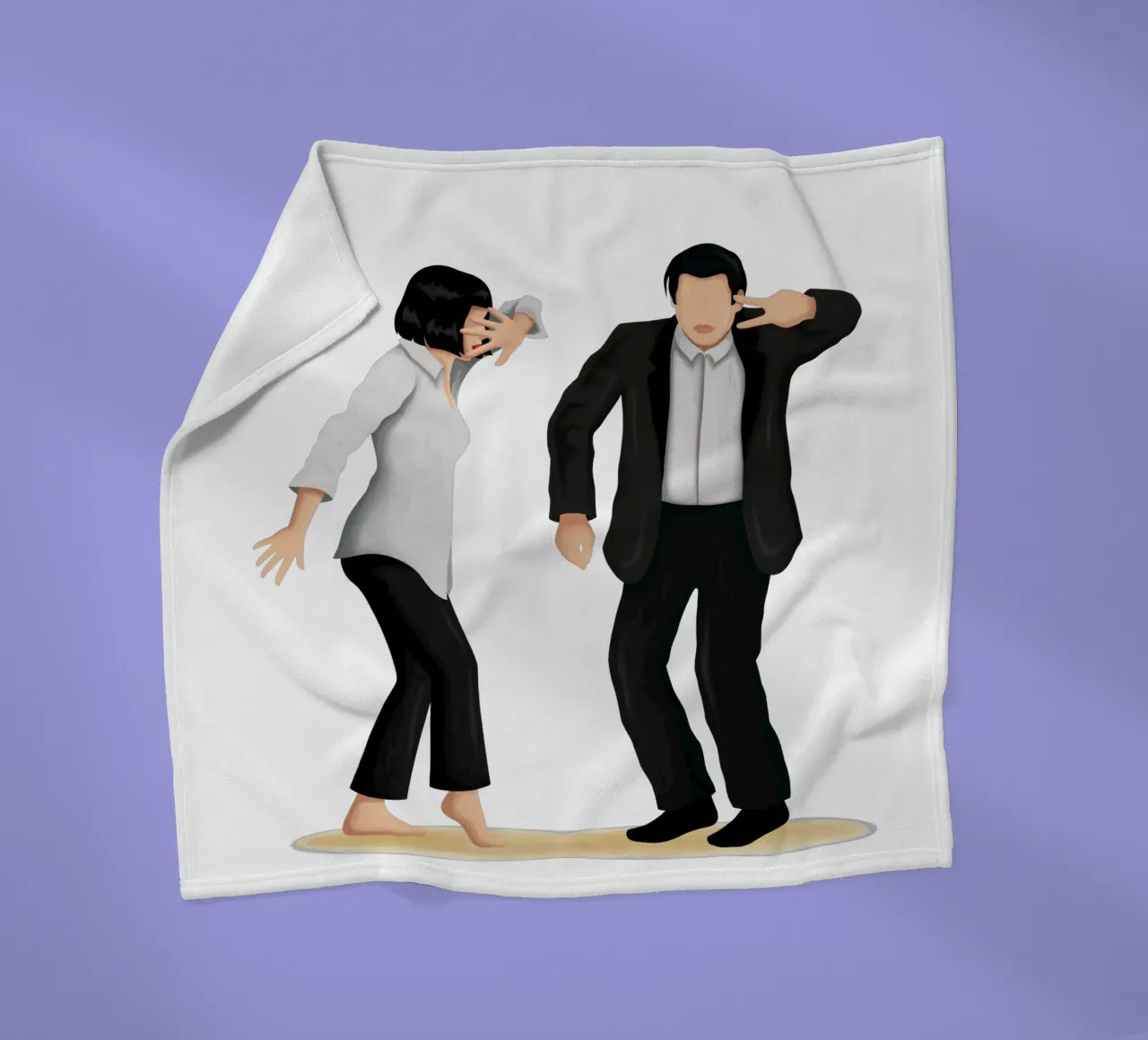 Pulp Fiction coperta in pile da Nour Tohme