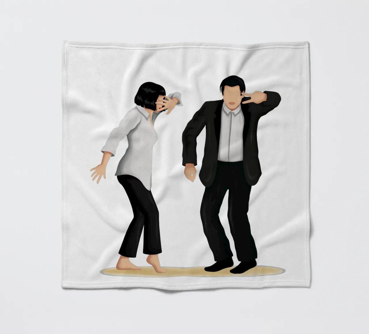 Pulp Fiction coperta in pile da Nour Tohme