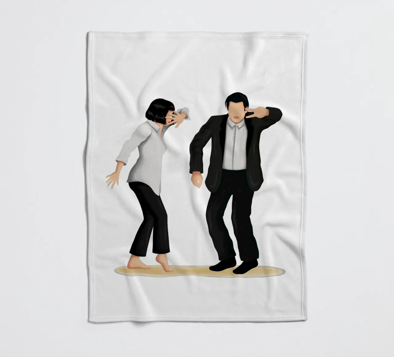 Pulp Fiction coperta in pile da Nour Tohme