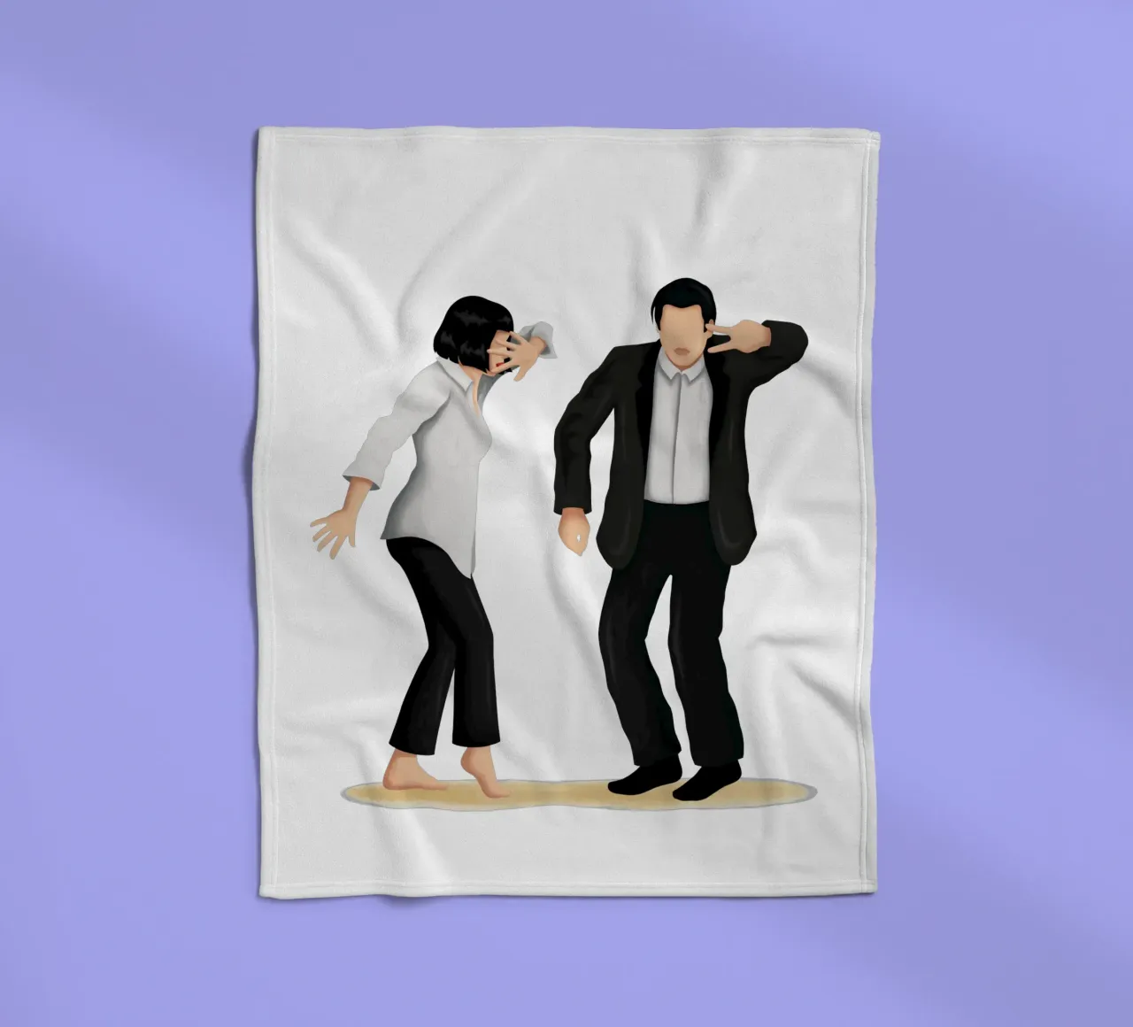 Pulp Fiction coperta in pile da Nour Tohme