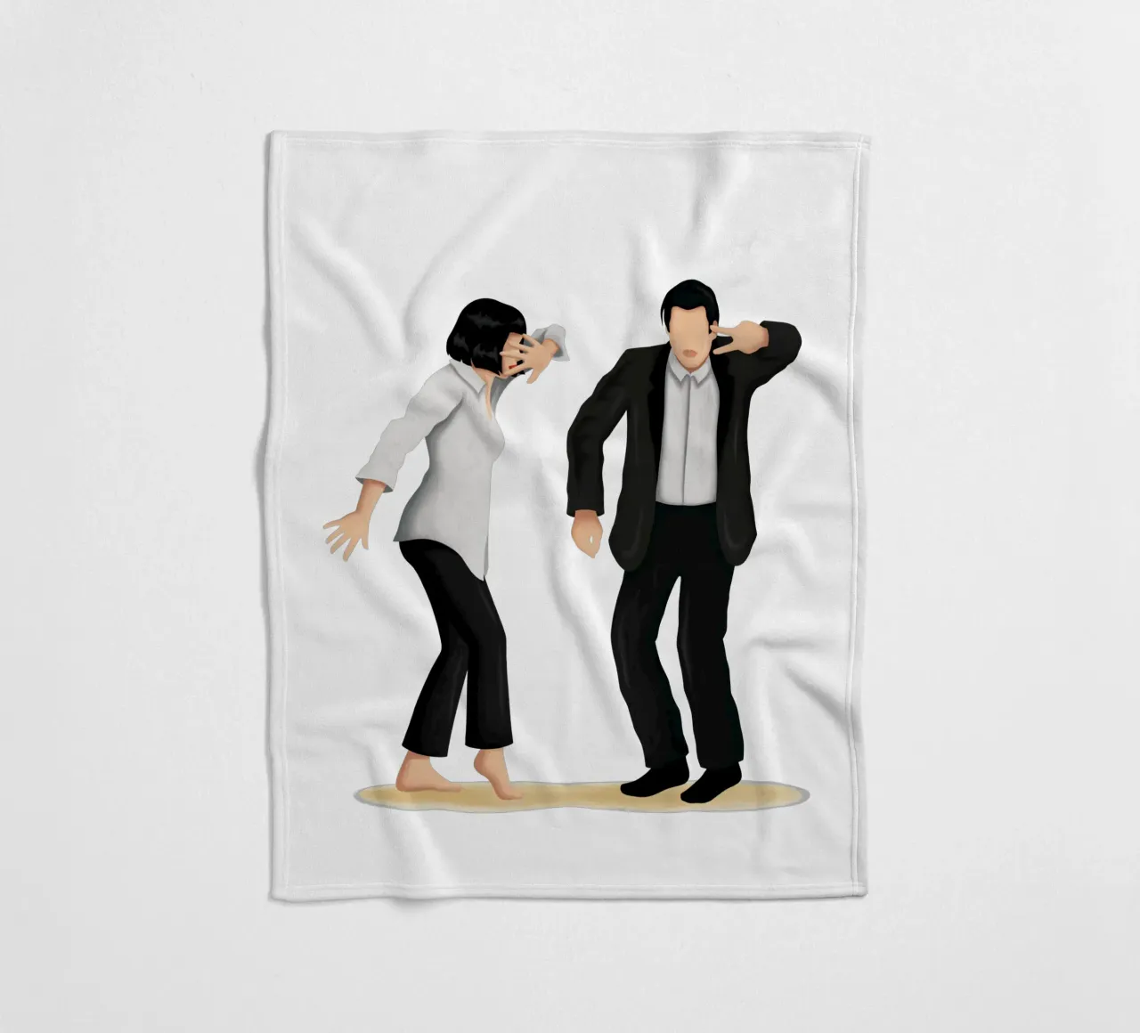 Pulp Fiction coperta in pile da Nour Tohme