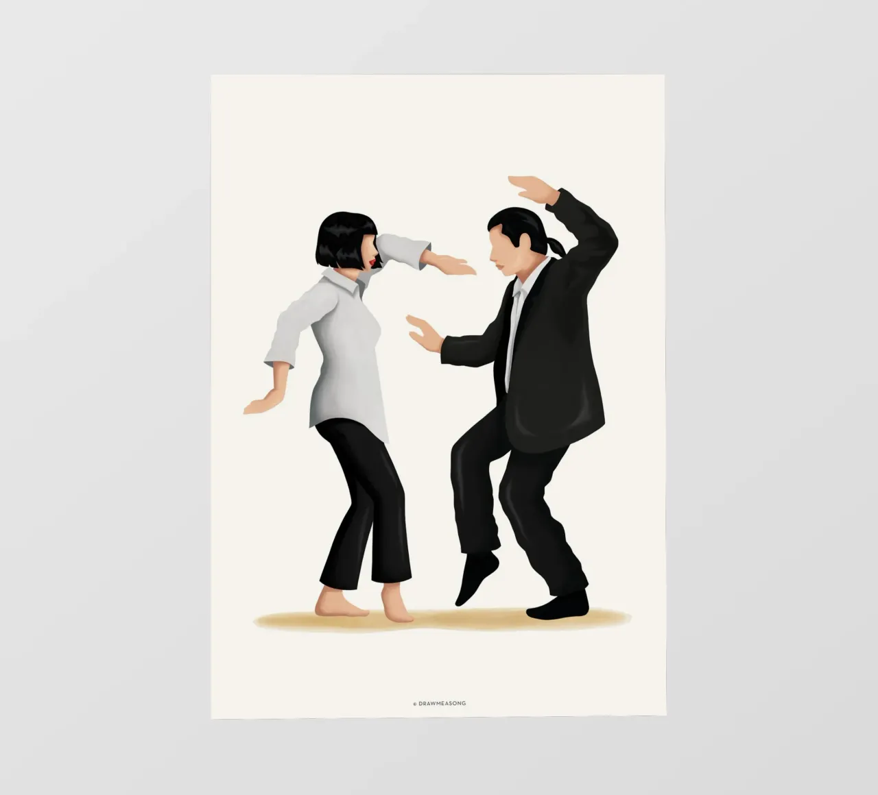 Pulp Fiction telo in pvc da Nour Tohme