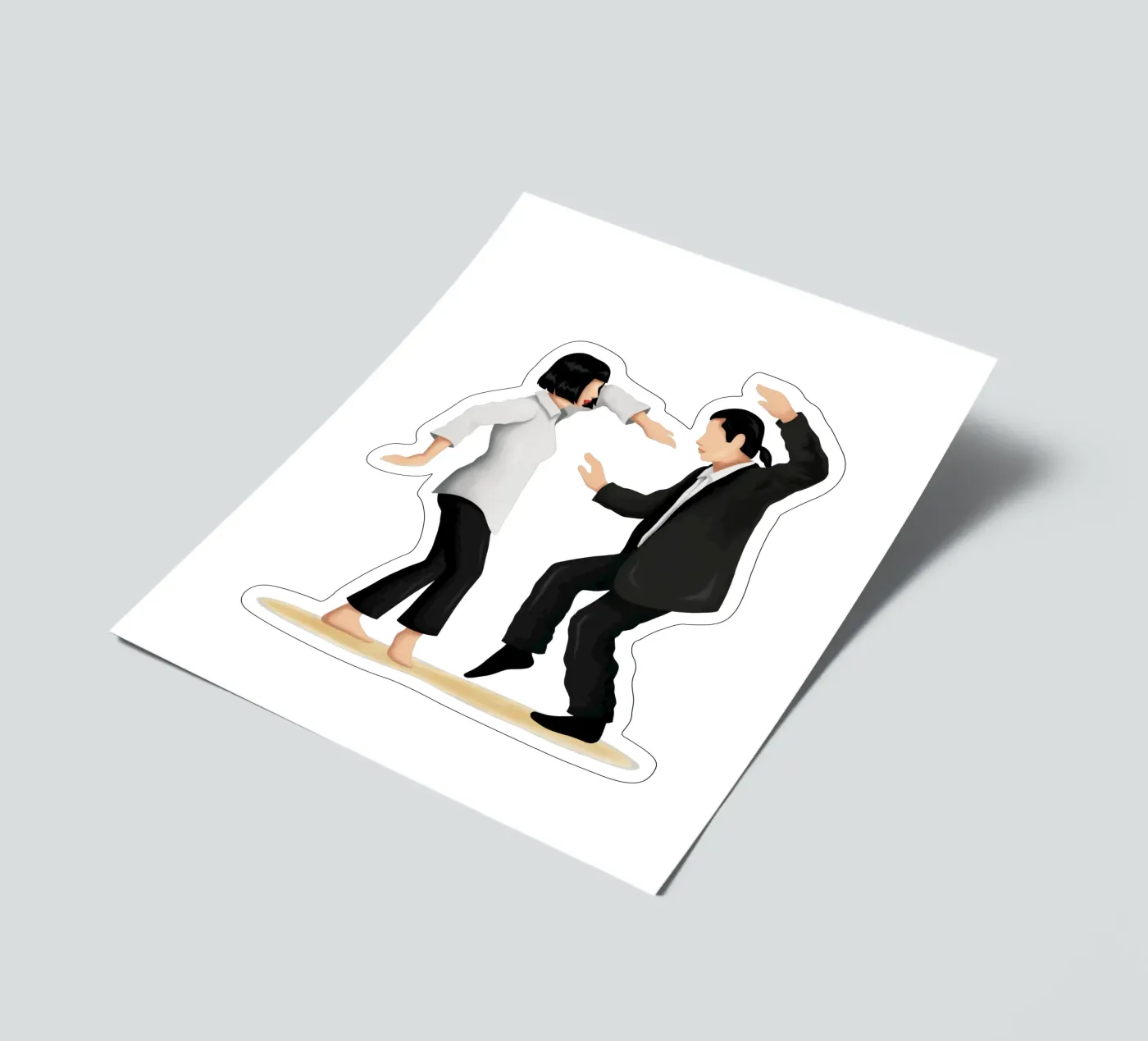 Pulp Fiction sticker sheet by Nour Tohme