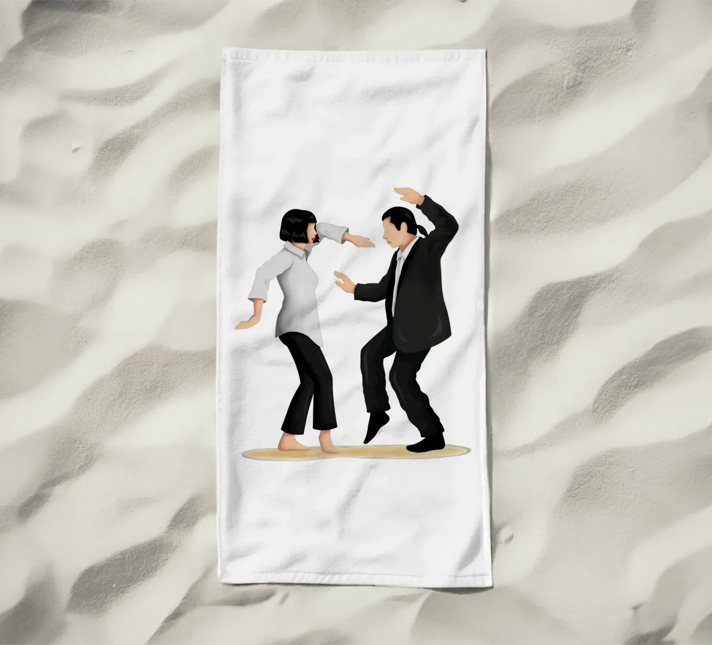 Pulp Fiction strandhanddoek van Nour Tohme