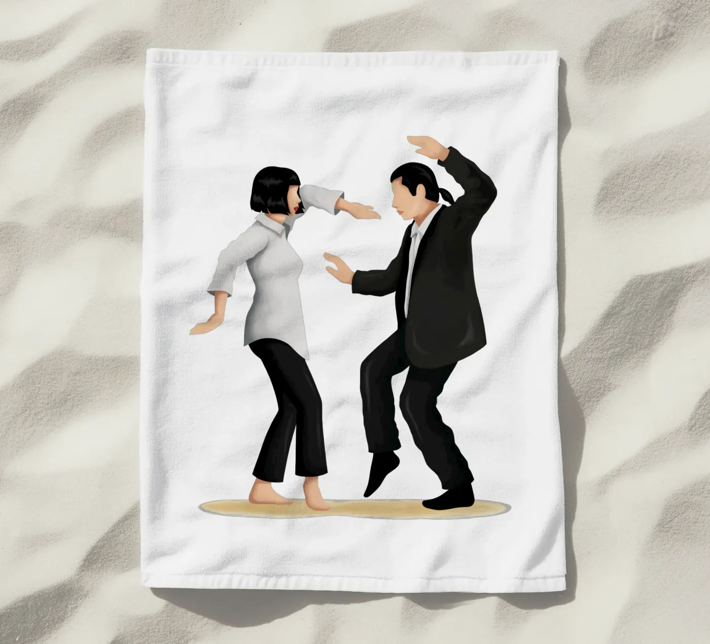 Pulp Fiction strandhanddoek van Nour Tohme