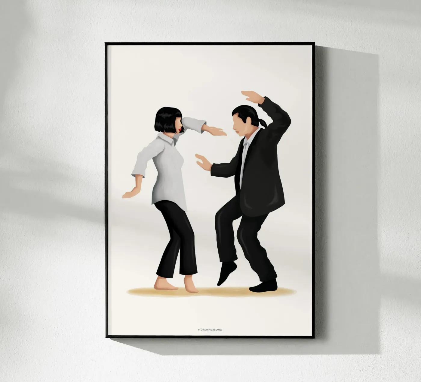 Pulp Fiction acryl van Nour Tohme