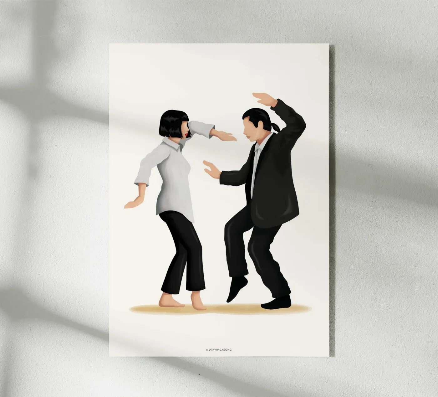 Pulp Fiction acryl van Nour Tohme