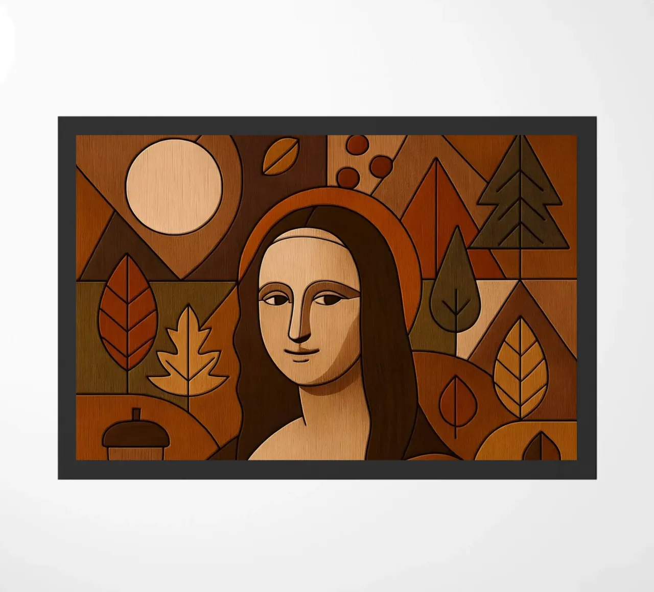 Mona Lisa Wood Effect zerbino da ARTOMATIC