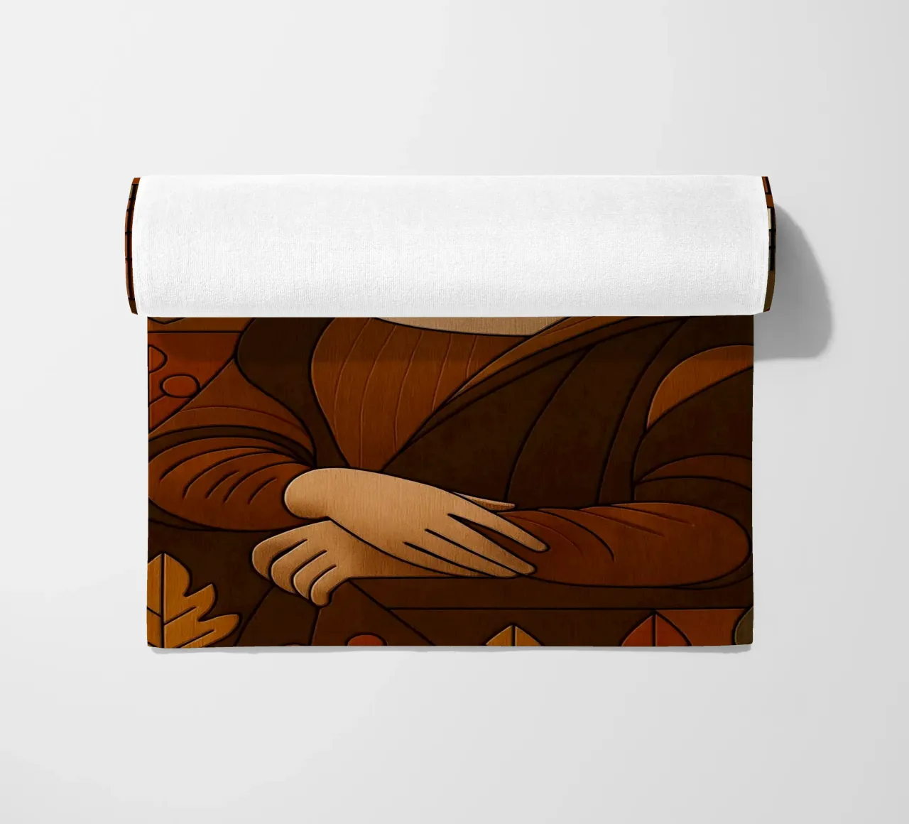 Mona Lisa Wood Effect telo mare da ARTOMATIC