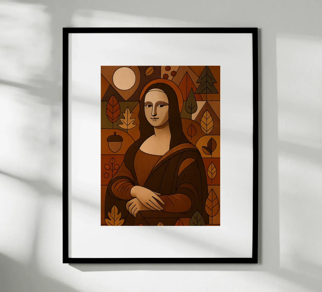 Mona Lisa Wood Effect carta hahnemühle da ARTOMATIC
