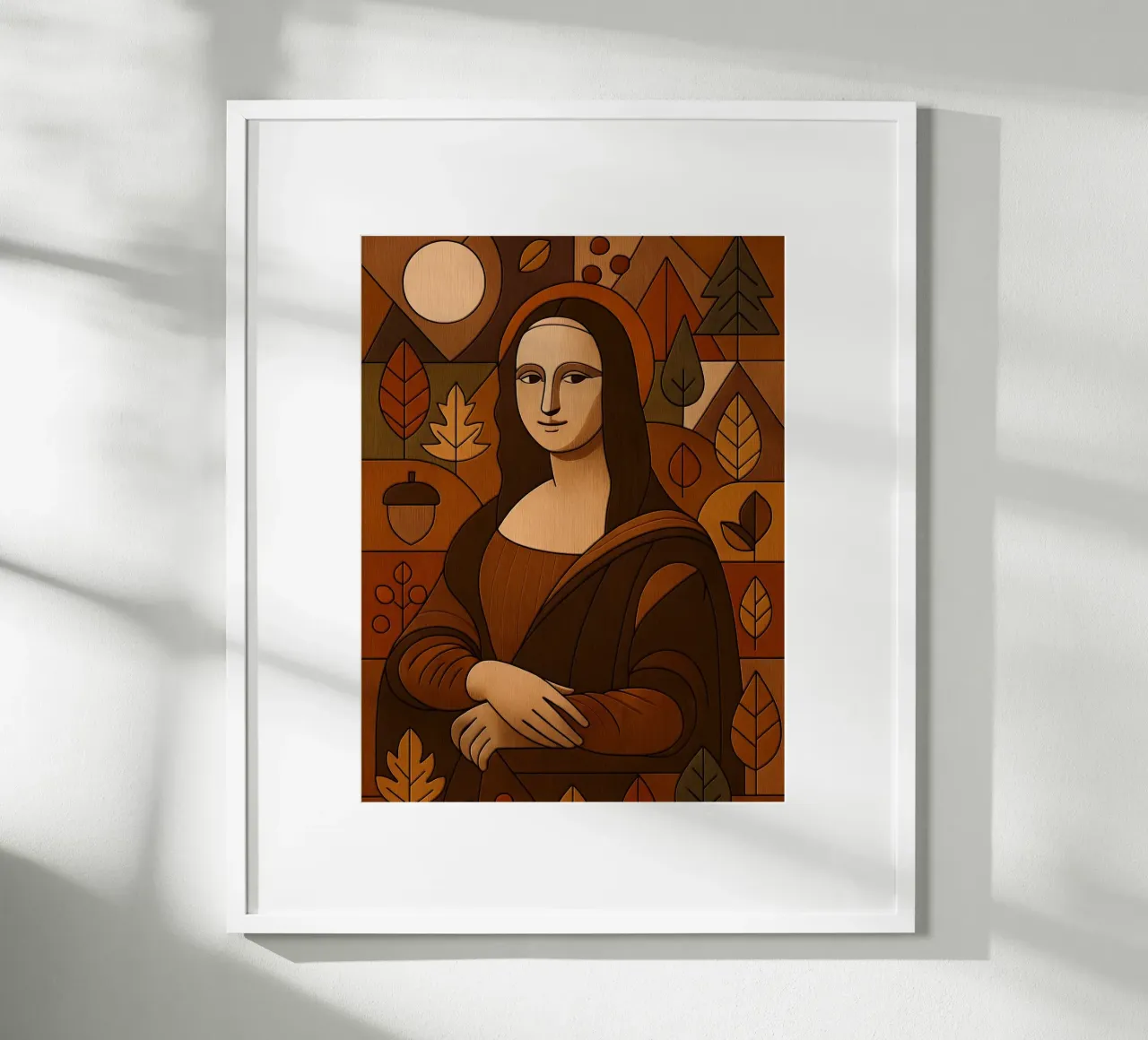 Mona Lisa Wood Effect carta hahnemühle da ARTOMATIC