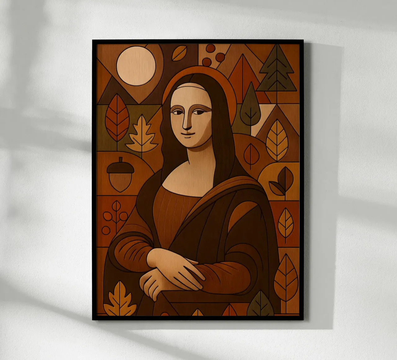 Mona Lisa Wood Effect carta hahnemühle da ARTOMATIC