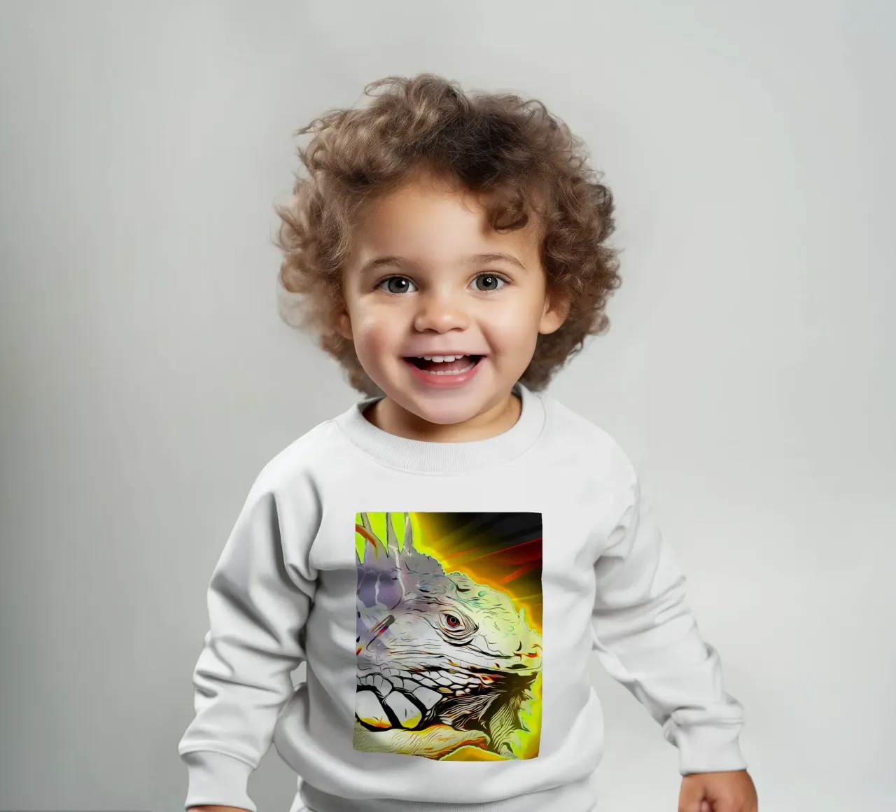 1001 Iguana art felpa neonato da trinara1001