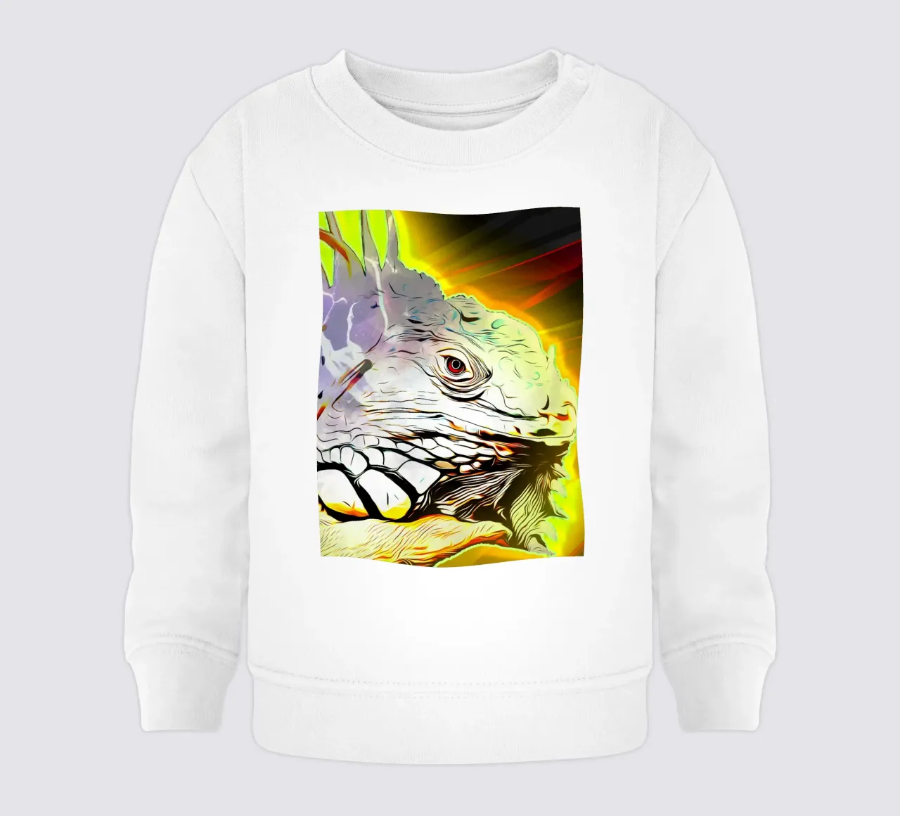 1001 Iguana art felpa neonato da trinara1001