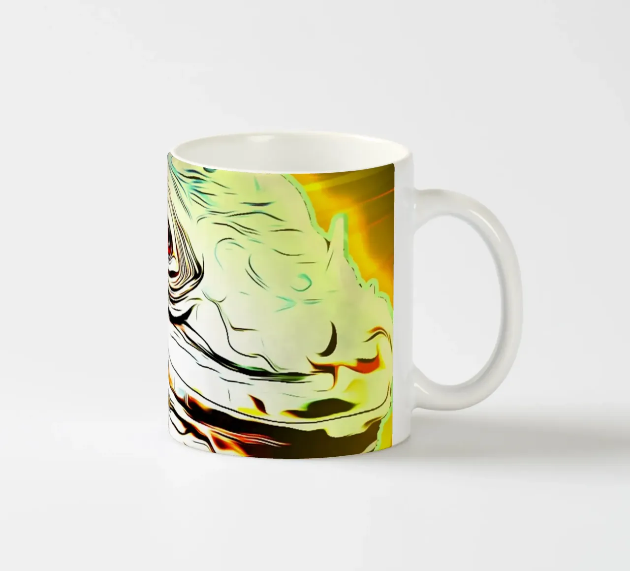 1001 Iguana art tazza in ceramica da trinara1001