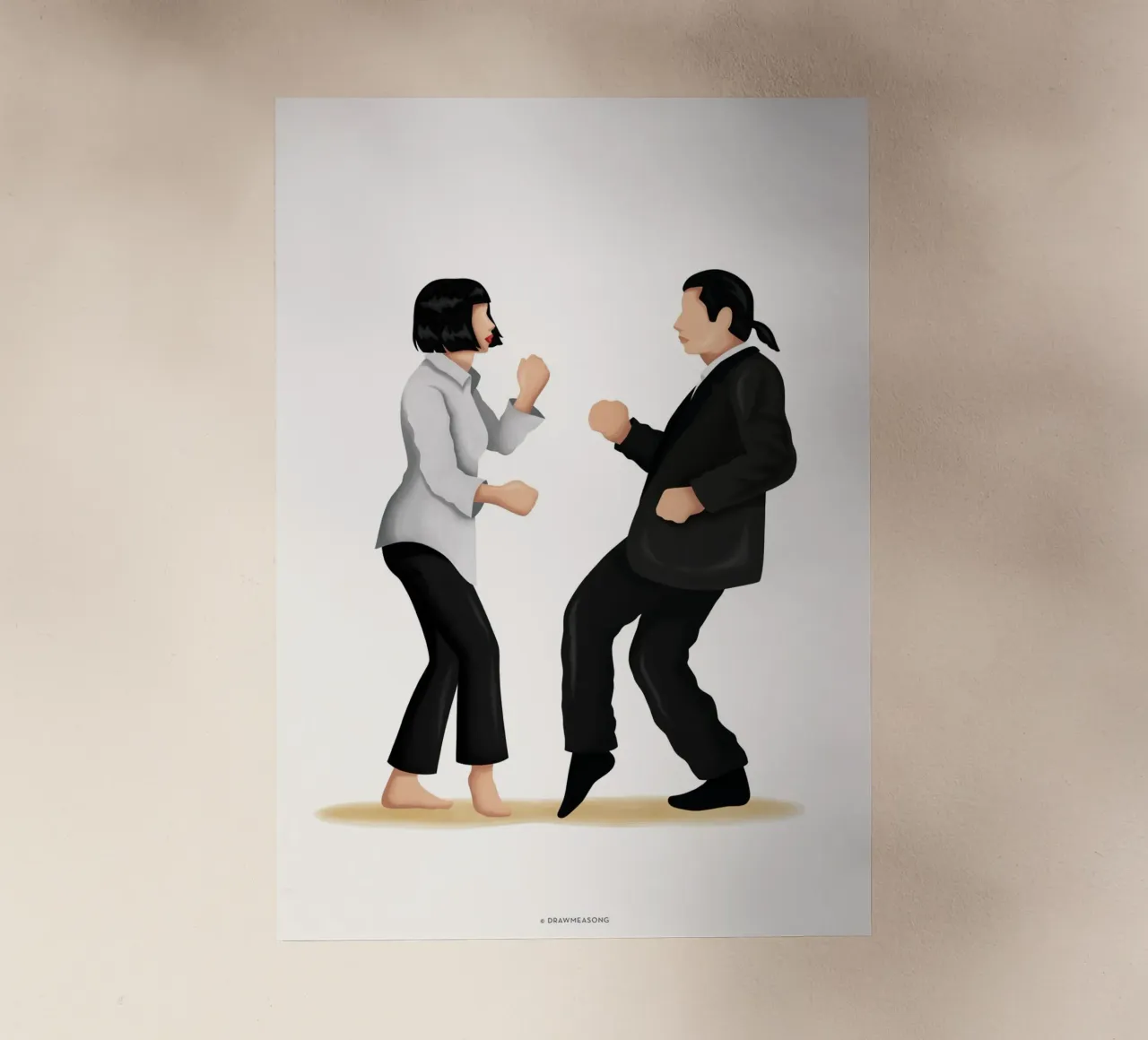 Pulp Fiction pellicola backlit da Nour Tohme