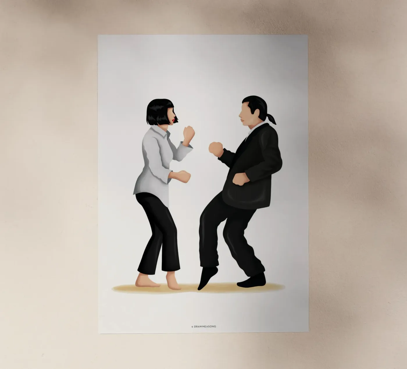 Pulp Fiction pellicola backlit da Nour Tohme