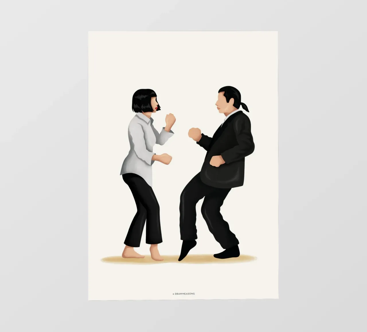 Pulp Fiction telo in pvc da Nour Tohme