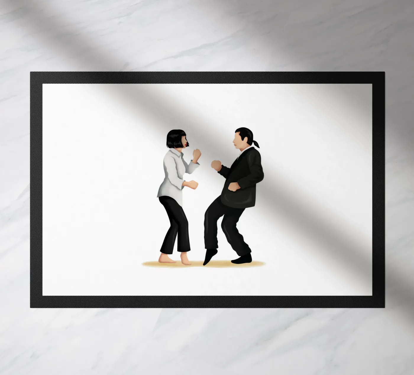 Pulp Fiction deurmat van Nour Tohme