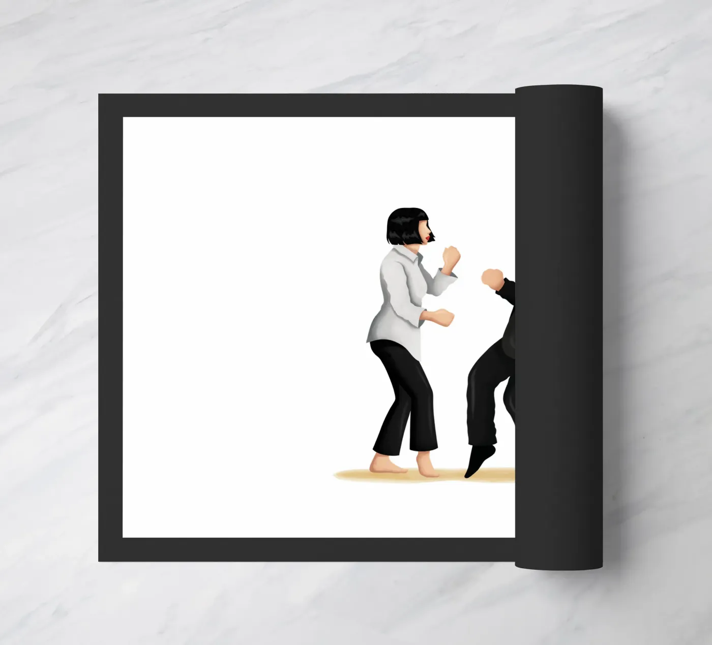 Pulp Fiction deurmat van Nour Tohme