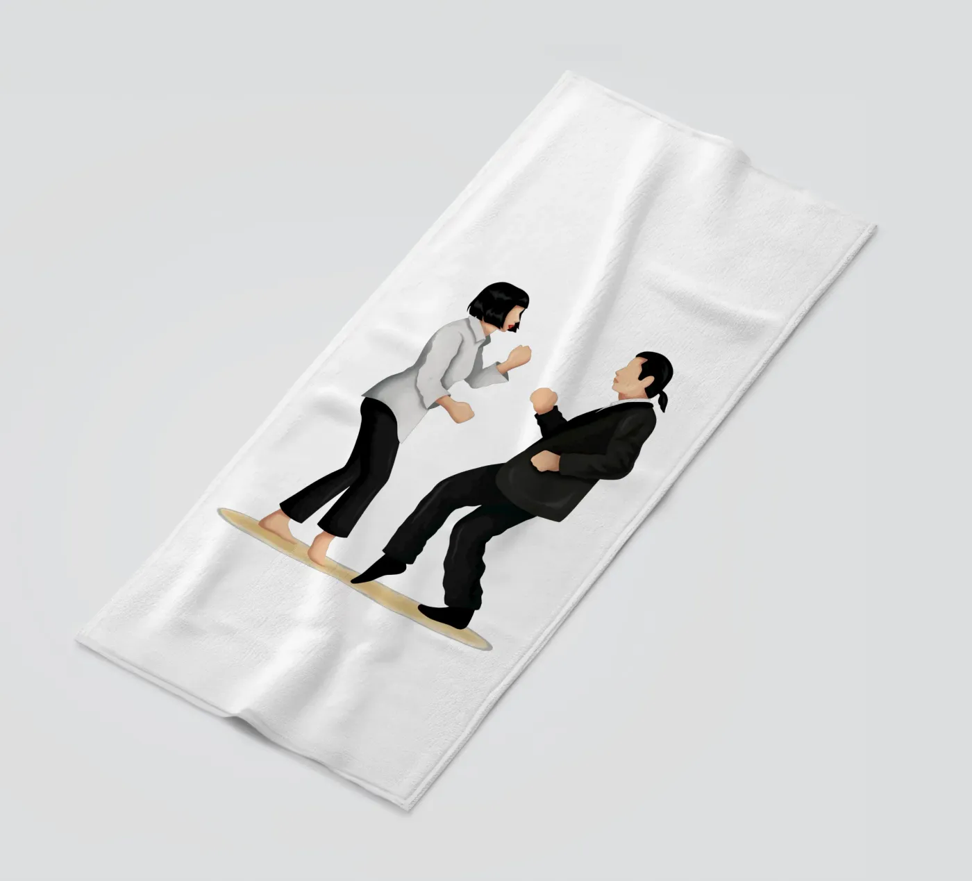 Pulp Fiction Strandtuch von Nour Tohme