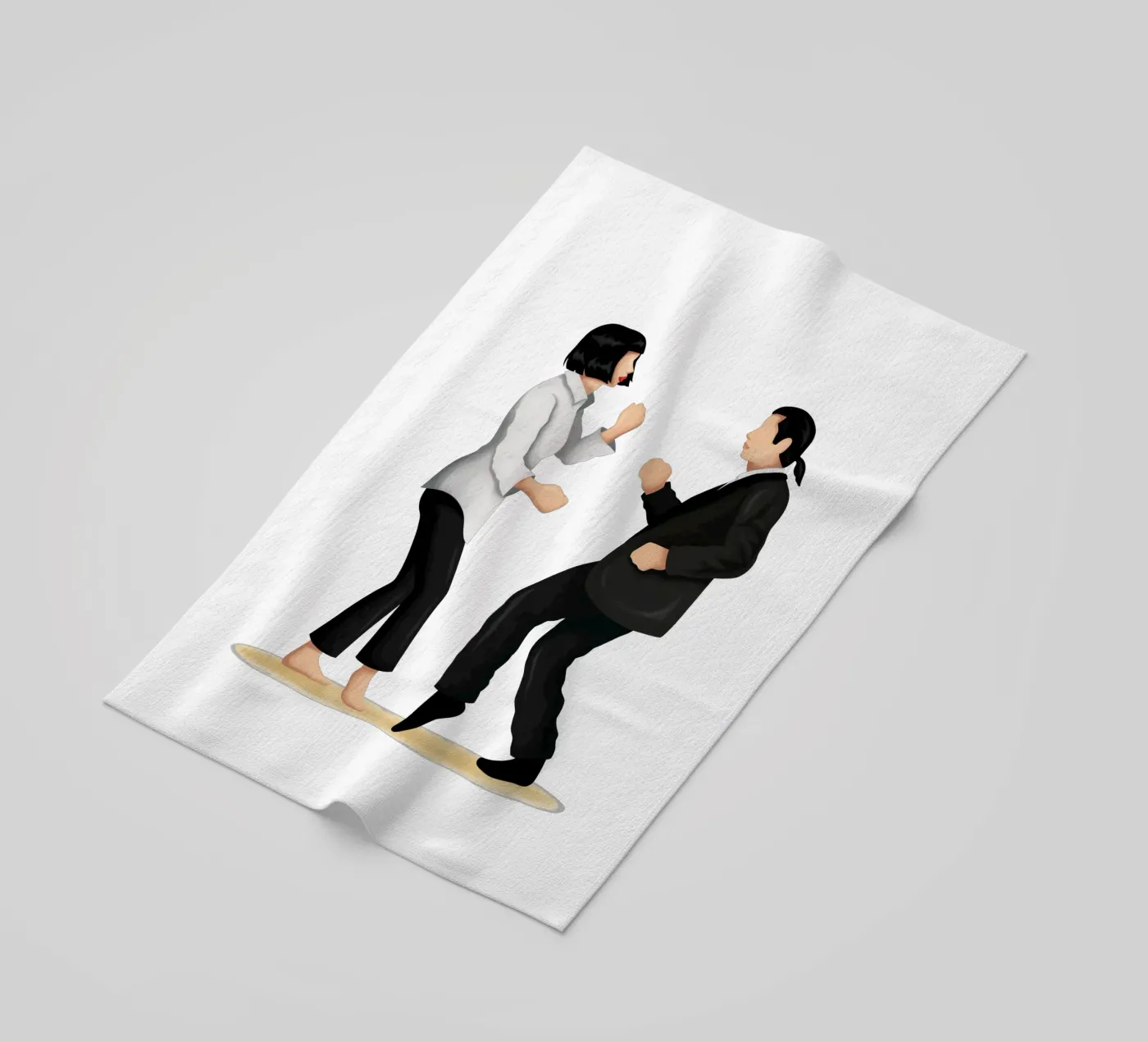 Pulp Fiction Strandtuch von Nour Tohme