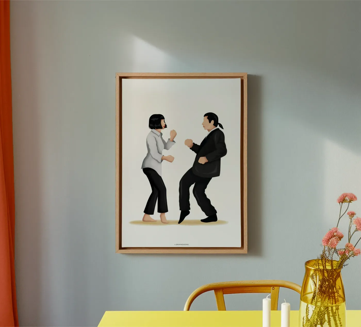 Pulp Fiction tela da Nour Tohme