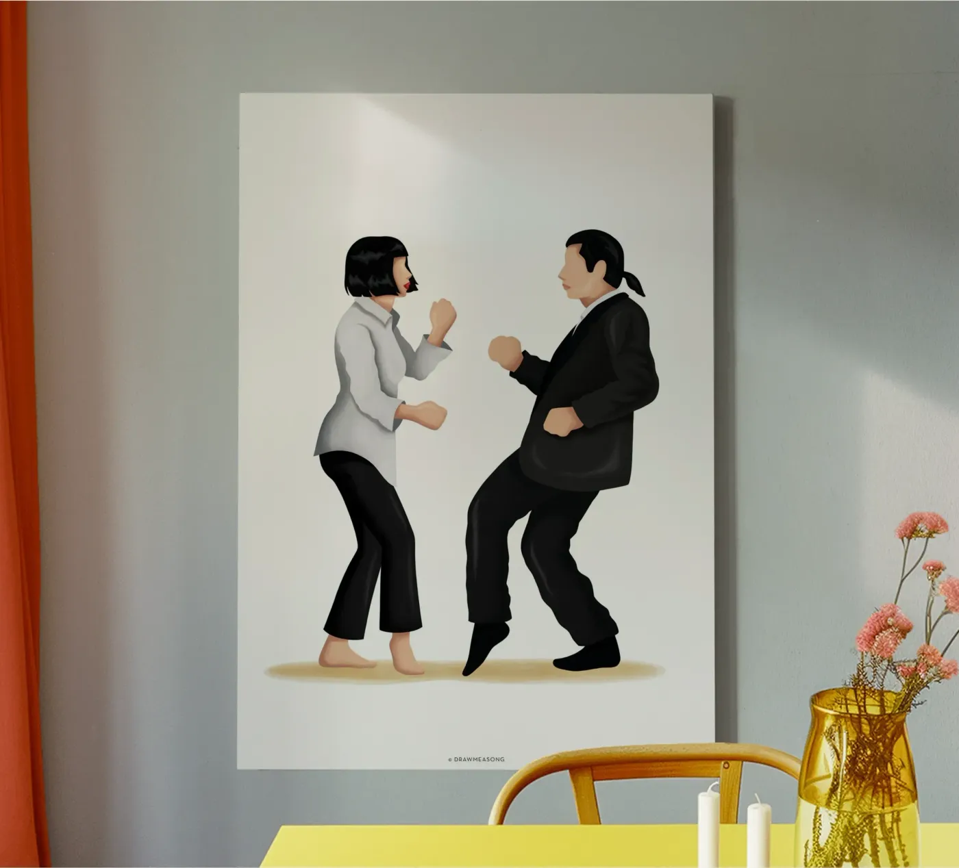 Pulp Fiction tela da Nour Tohme