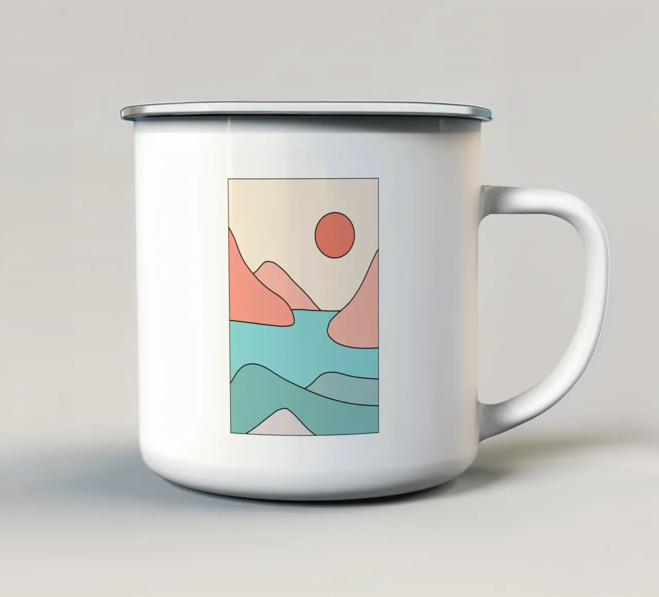 Am See tazza in smalto da BAINAI