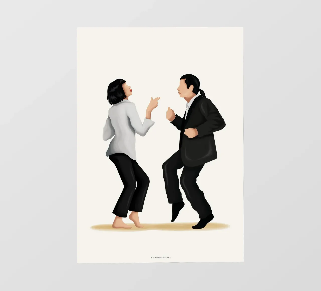 Pulp Fiction telo in pvc da Nour Tohme