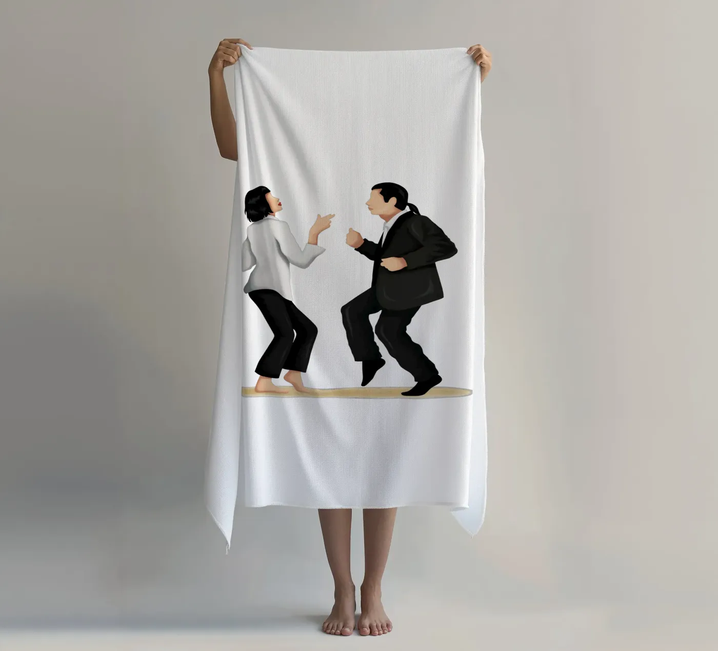 Pulp Fiction telo mare da Nour Tohme