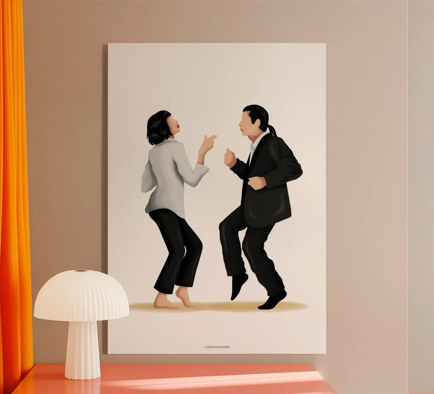 Pulp Fiction acrylic glass by Nour Tohme