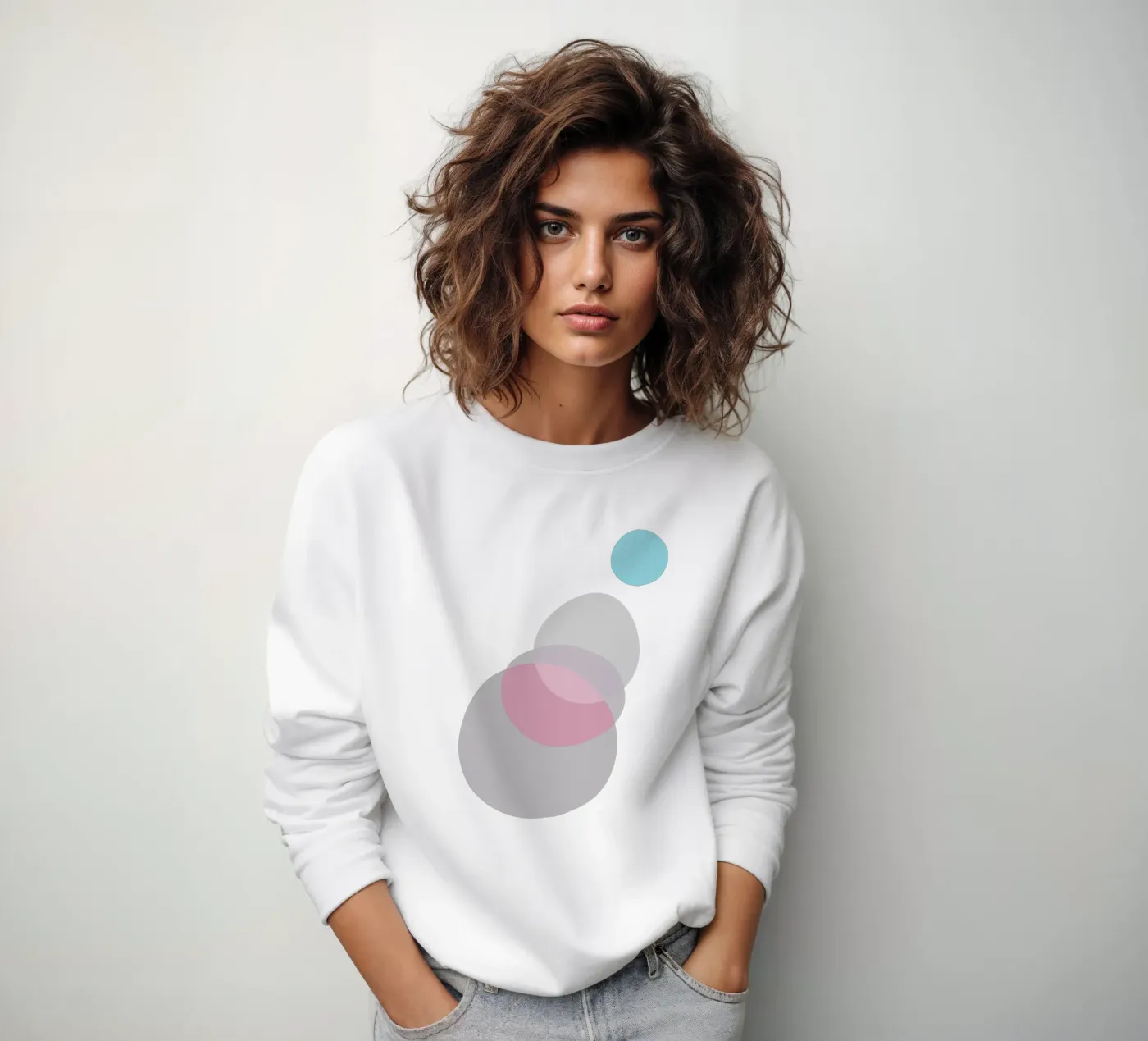 Reflect sweatshirt by Rose Beck Art