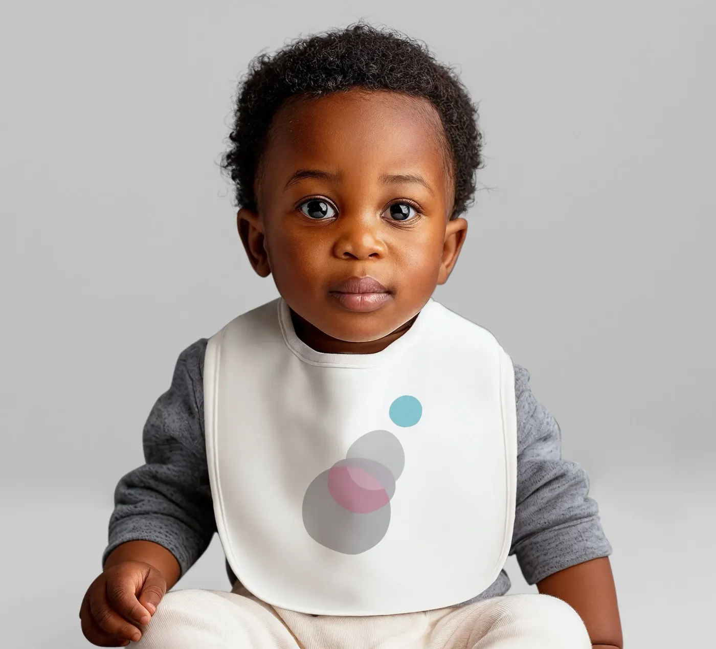 Reflect baby slabbetje van Rose Beck Art