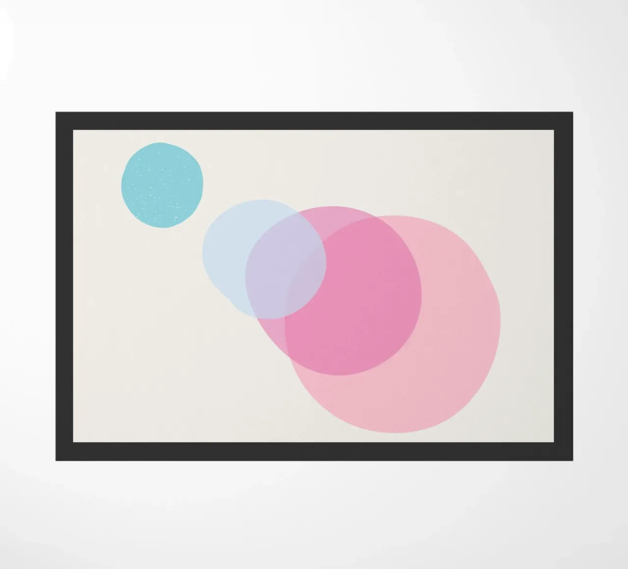 Reflect doormat by Rose Beck Art