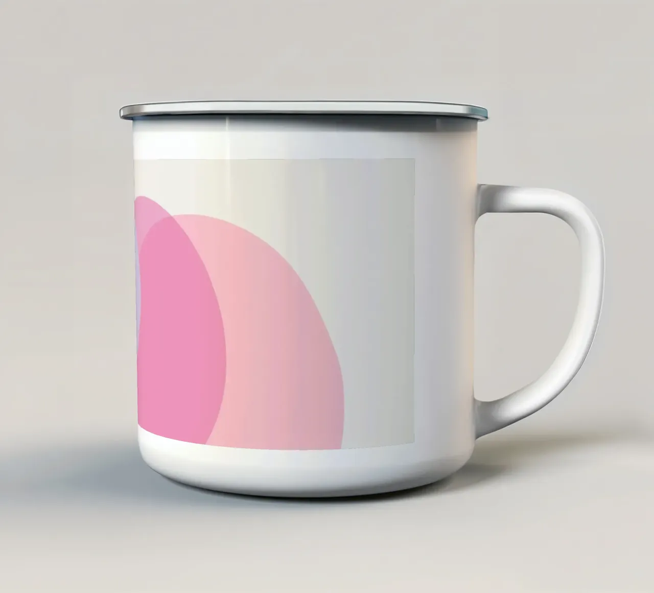 Riflettere tazza in smalto da Rose Beck Art