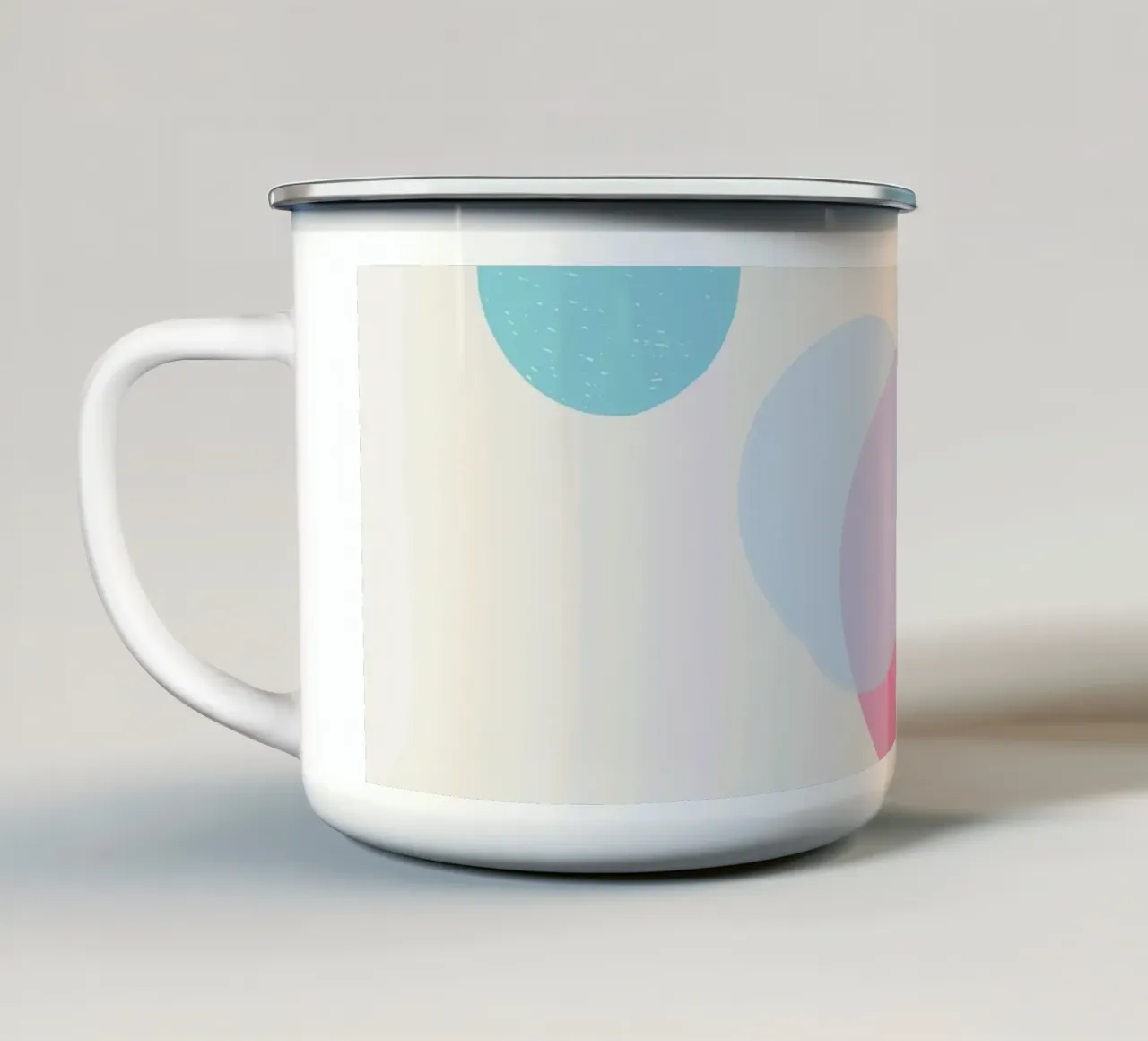 Riflettere tazza in smalto da Rose Beck Art