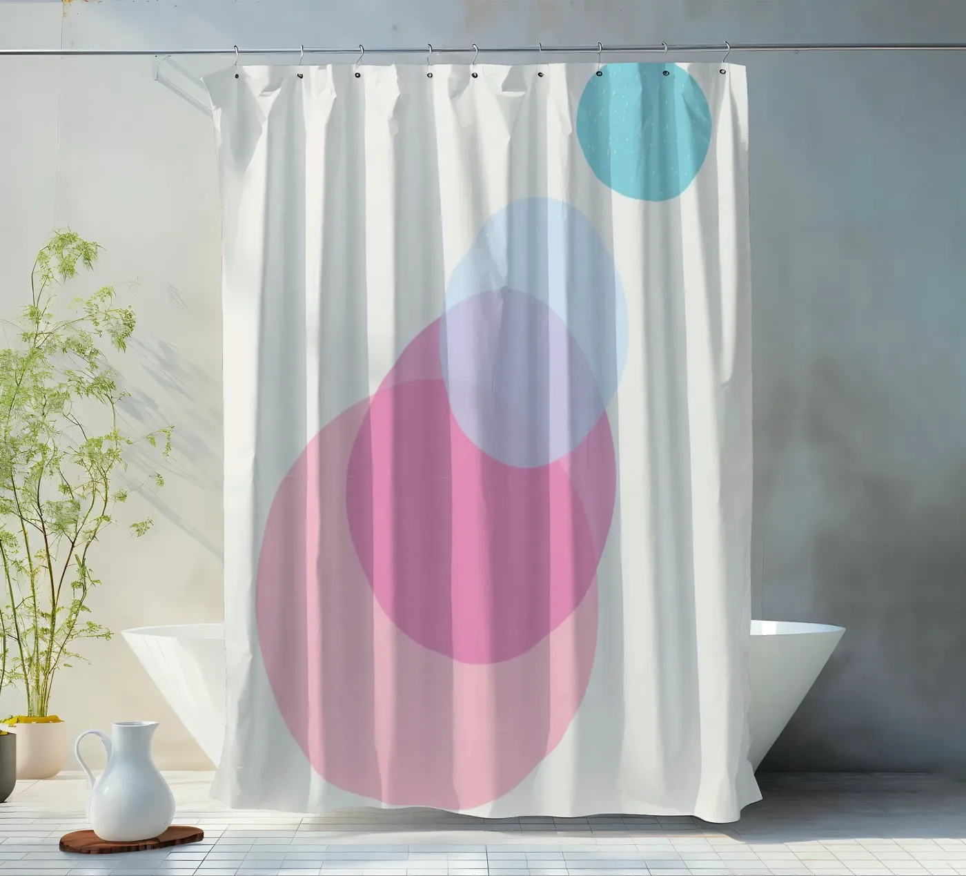 Reflektieren Duschvorhang von Rose Beck Art