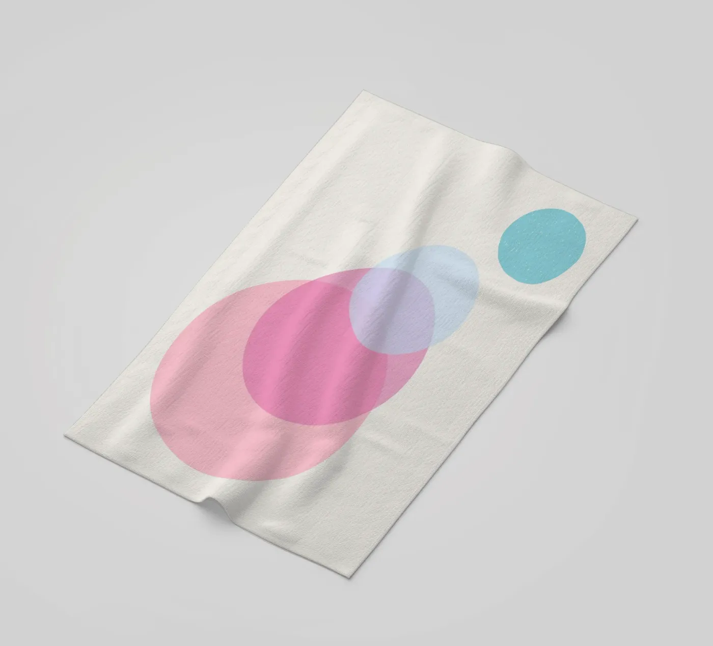 Reflect beach towel by Rose Beck Art