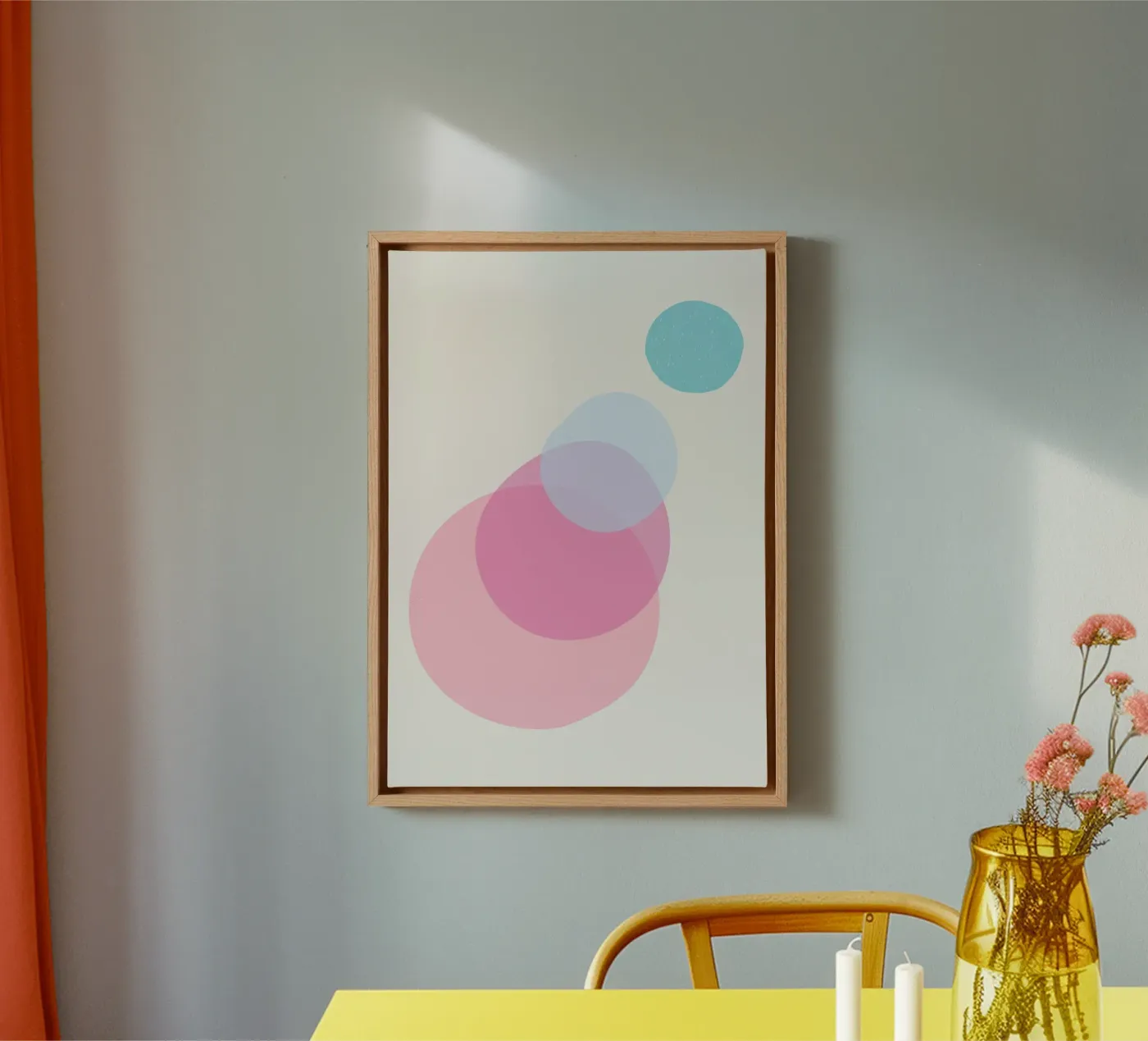 Reflecteren canvas van Rose Beck Art