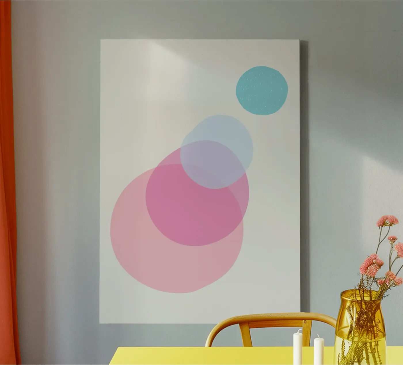 Reflecteren canvas van Rose Beck Art