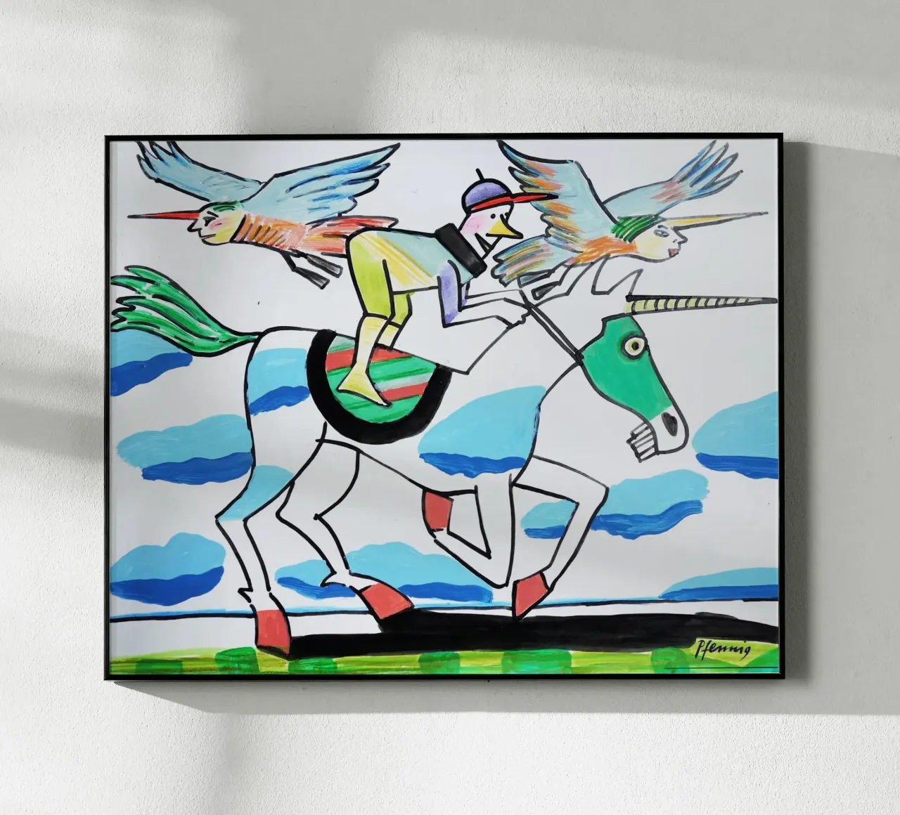 Sempre una corsa in avanti plexiglass da Puschkinowa