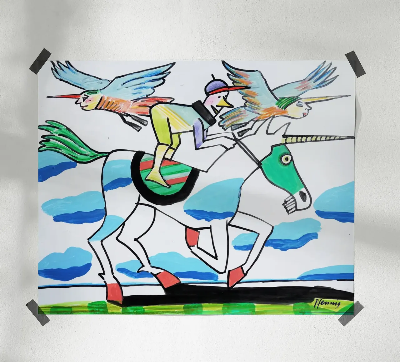 Sempre una corsa in avanti carta hahnemühle da Puschkinowa