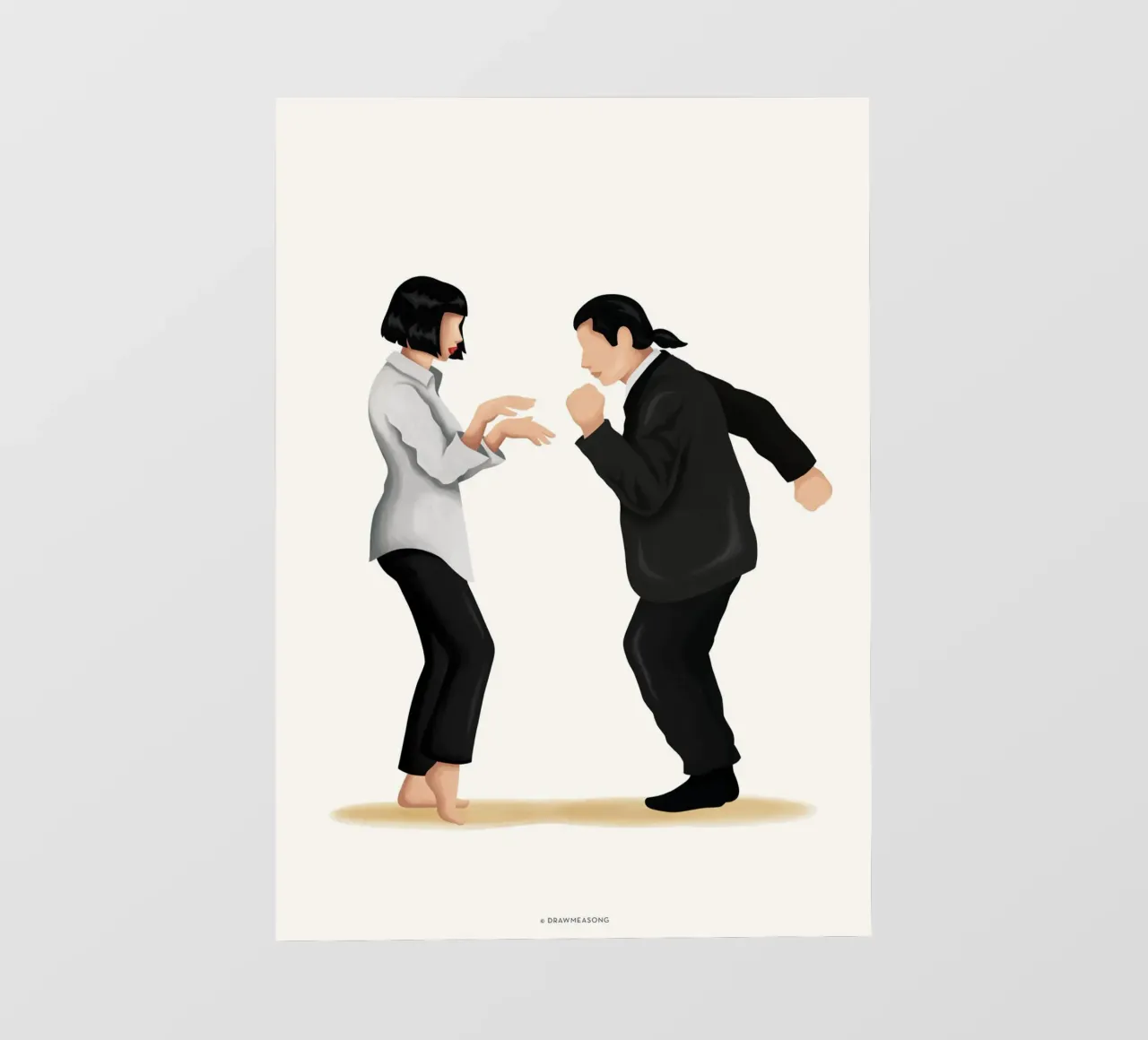 Pulp Fiction telo in pvc da Nour Tohme