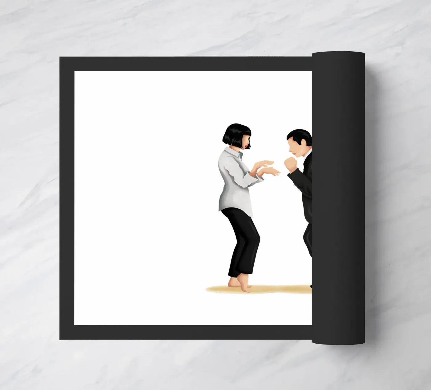 Pulp Fiction paillasson de Nour Tohme