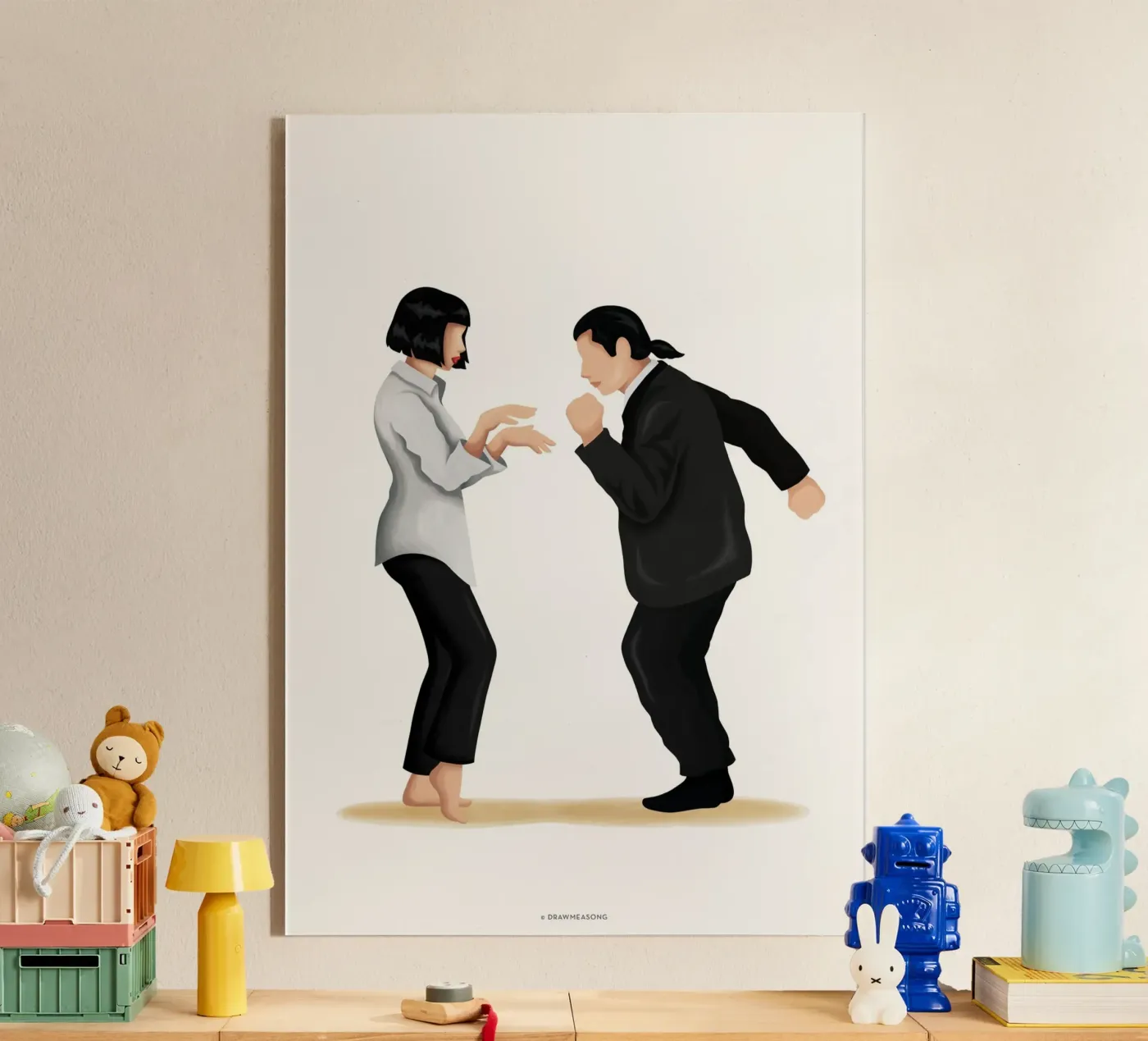 Pulp Fiction Acryl-Glas von Nour Tohme