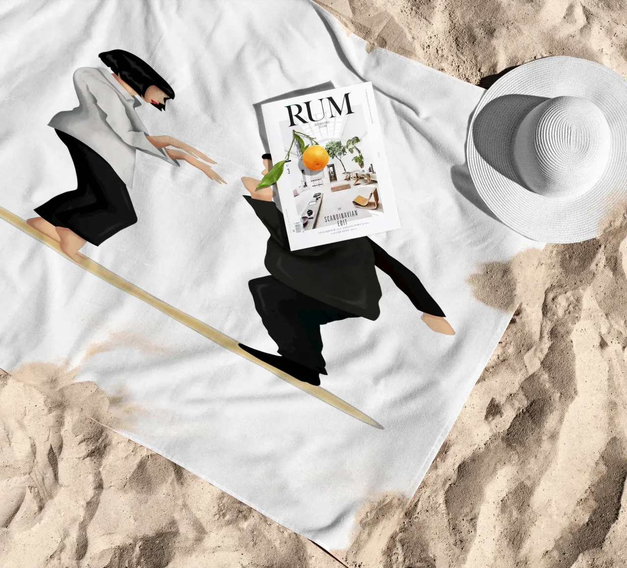 Pulp Fiction telo mare da Nour Tohme